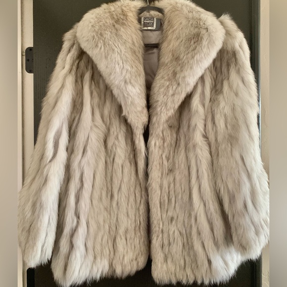 Fox Jackets & Blazers - Saga Blue Fox Fur Coat